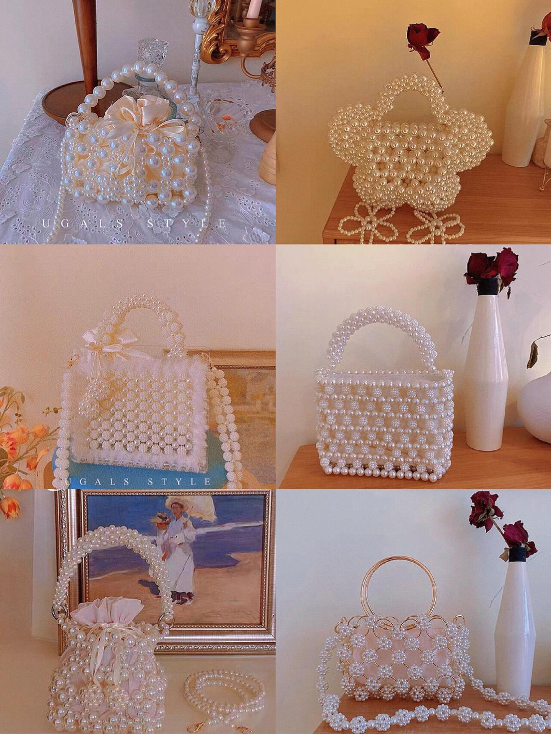 Gorgeous and Stylish! 🦋 Totally in love with pinterest versatile pearl bags✨